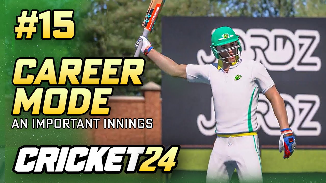 ВАЖНЫЙ ИННИНГ - РЕЖИМ КАРЬЕРЫ CRICKET 24 №15