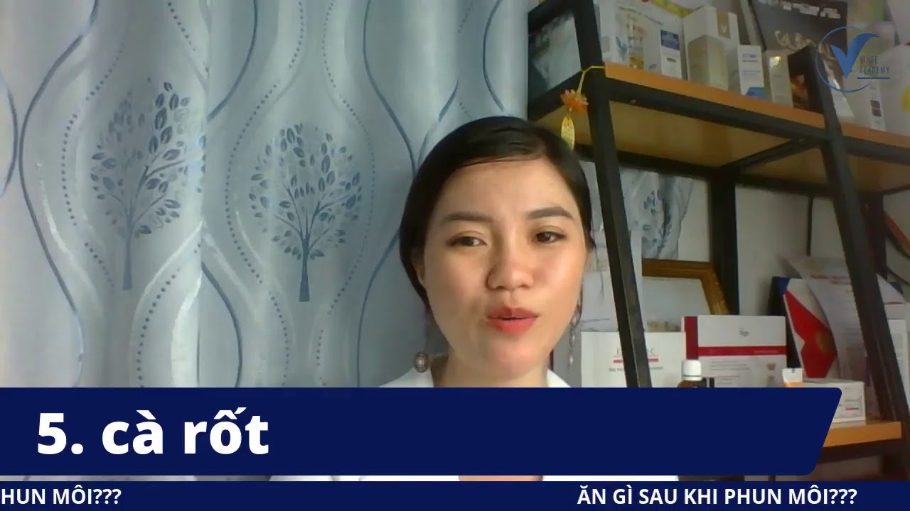ĂN GÌ SAU KHI PHUN MÔI ĐỂ LÊN MÀU ĐẸP