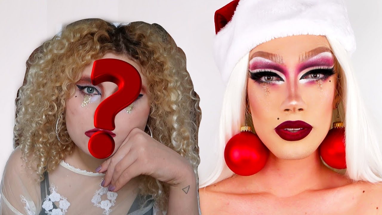 ASMR: megpróbáltam követni James Charles karácsonyi sminkjét