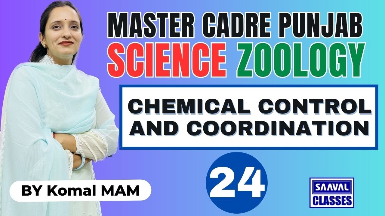 Lec-24 Zoology Topic: Chemical control and coordination Master Cadre Science, |SAAVALCLASSES |