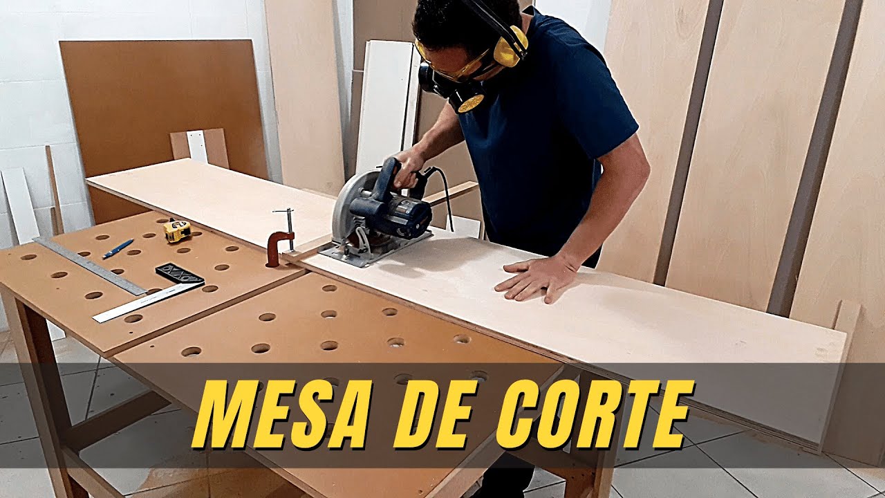 Bancada de Trabalho Mesa de Corte | Como Fazer o Projeto