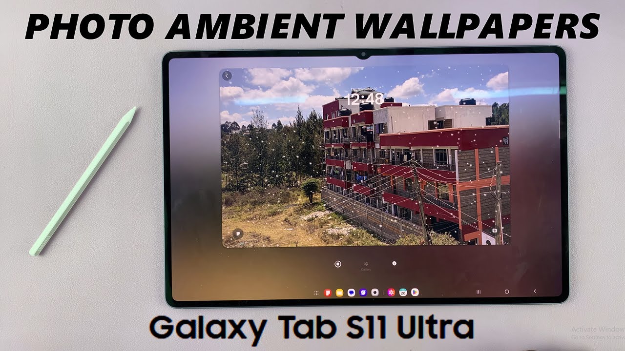 Как создать фотообои на Samsung Galaxy Tab S11 Ultra