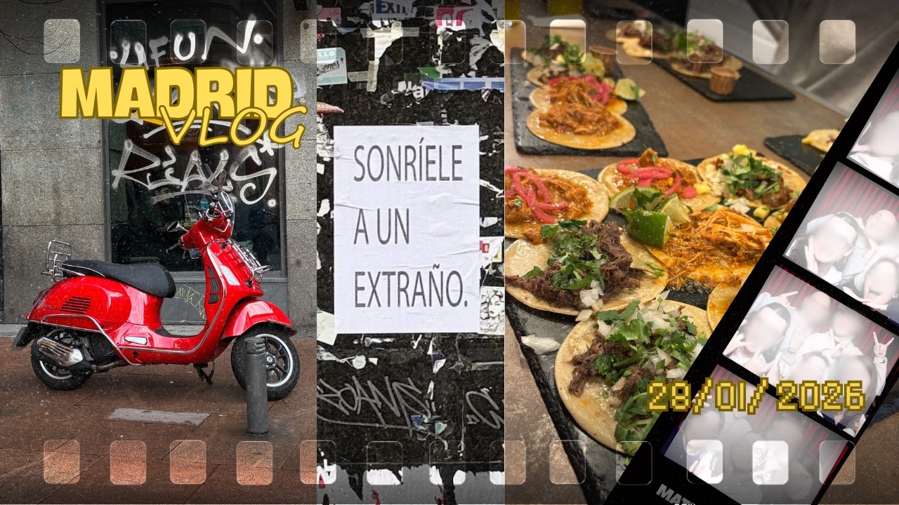 primer video - vlog 28 de enero. Día de chicas por Madrid, compras, fotos y tacos.