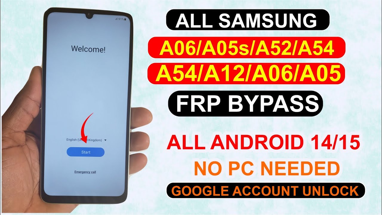 No PC Needed SAMSUNG A06/A05s/A12/A05 FRP Bypass🔥Google Account Removed Android 14-15👍 Talkback No
