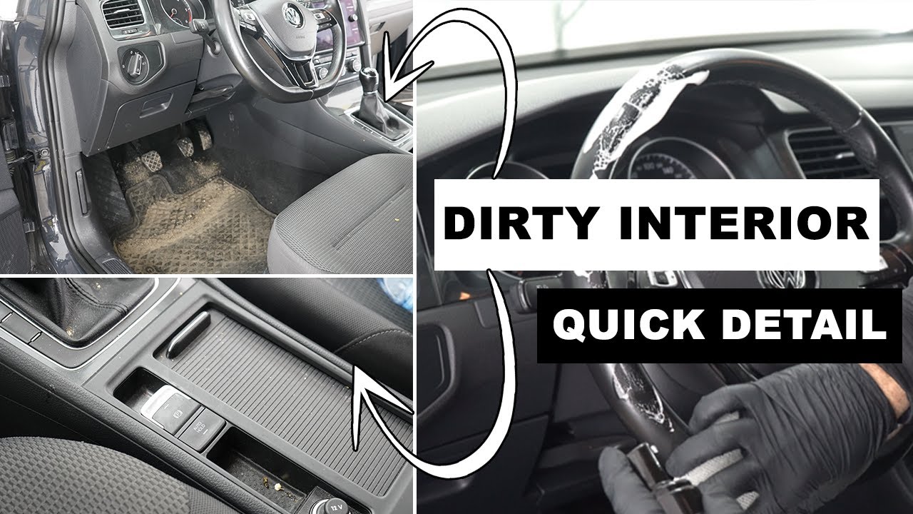 VW Golf Quick Detail - Interior Detailing