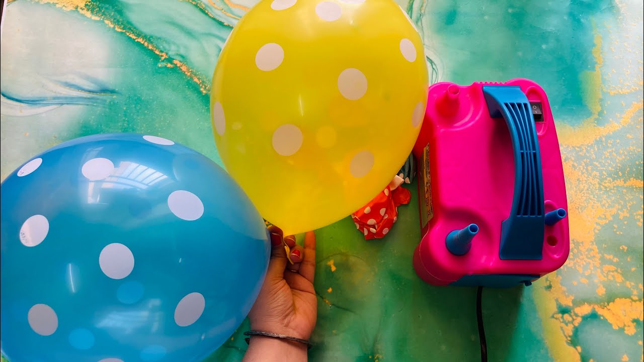 Fun with balloon blowing | balloon blowing video | asmr balloon show