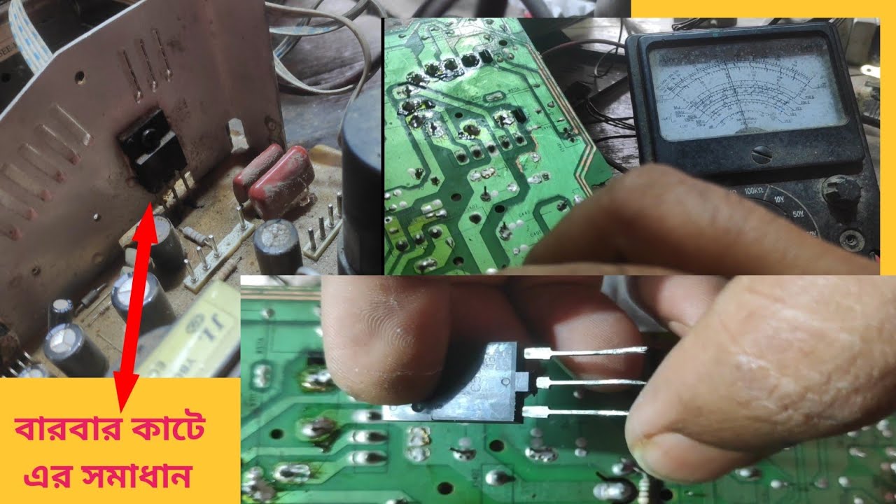 crt tv horizontal output transistor overheating|tv output transistor problem|output transistor short