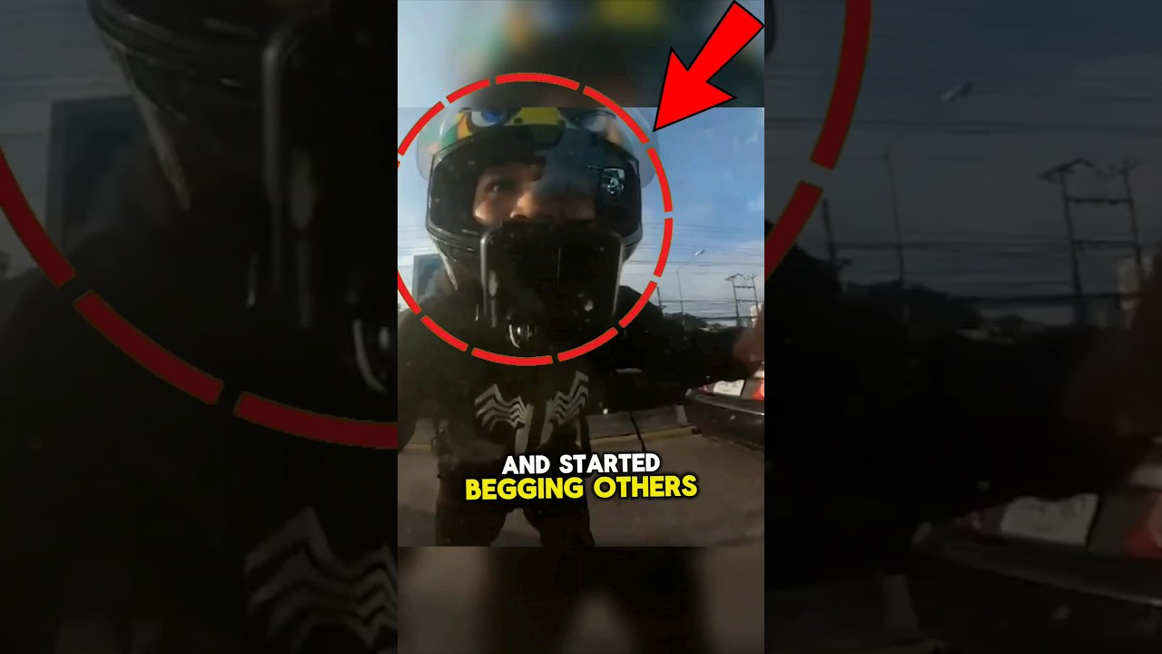 This Biker is a Real Life Hero #shorts