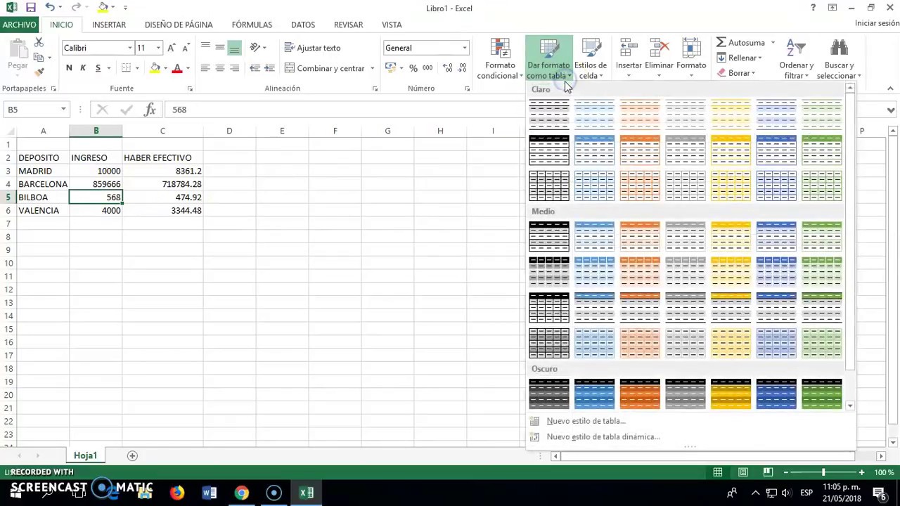 EXCEL: CONVERTIR TABLA EN RANGO
