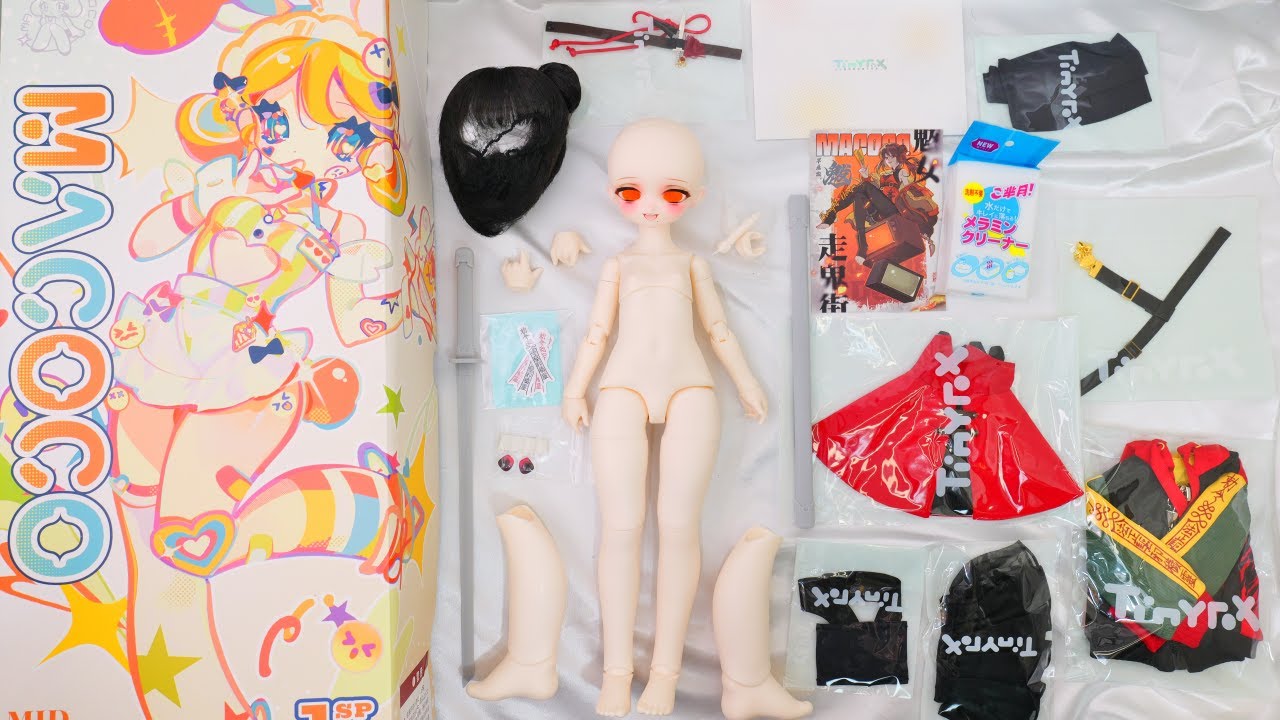 TinyFox MACOCOシリーズ 走鬼街の万屋 魃女（ばつじょ） 1/4スケールMJDドール フルセット 開封 解説