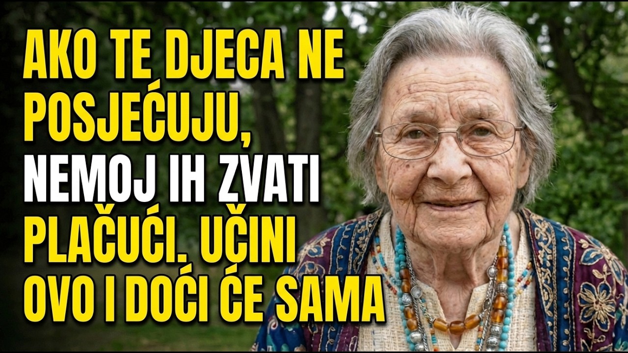 Imam 83 Godine. Ako Te Djeca Ne Posjećuju, Nemoj Ih Zvati Plačući. Učini Ovo I Doći Će Sama