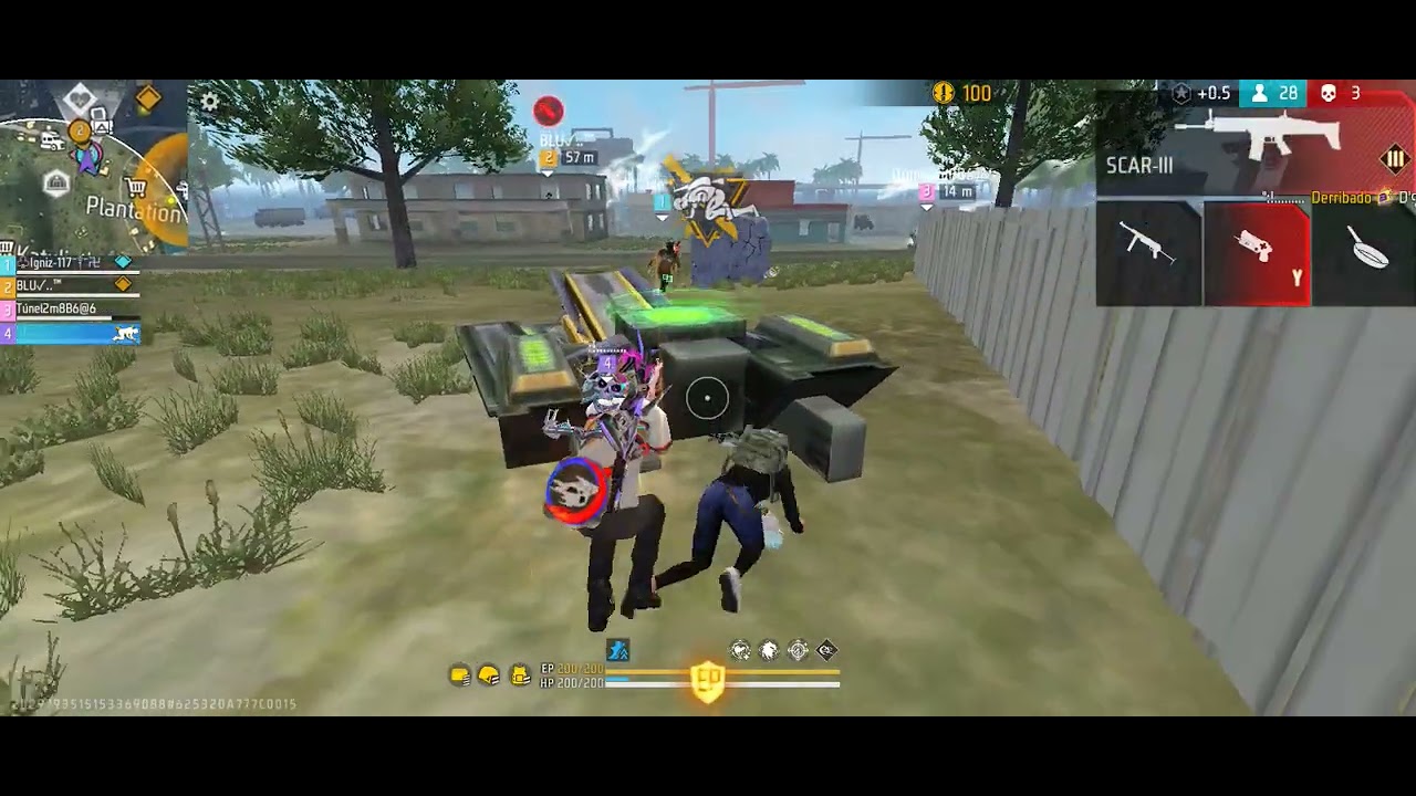 Jugando free fire pero haciendo muchas kills