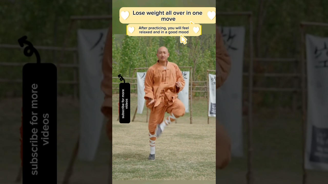 Lose weight all over in one move #kungfu #martialarts #qigong #jencheng