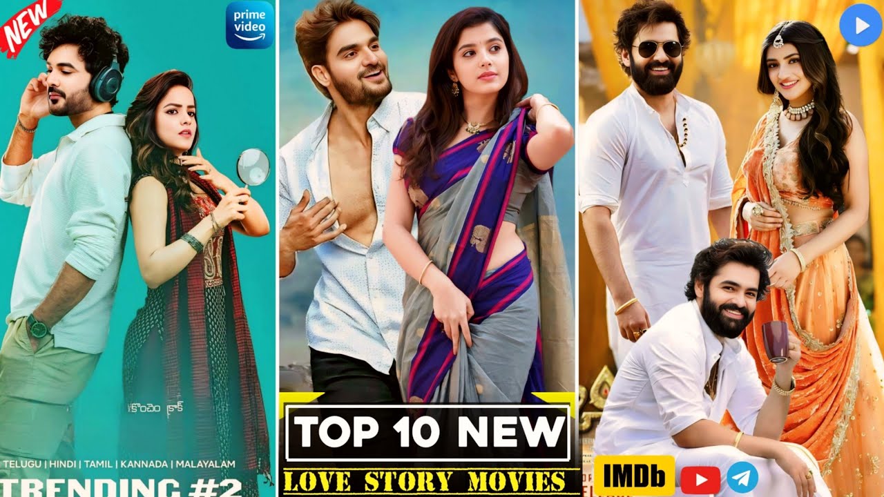 Top 10 New Love Romantic South Movies 2025 (IMDb) Hindi Dubbed | Love Story Movie