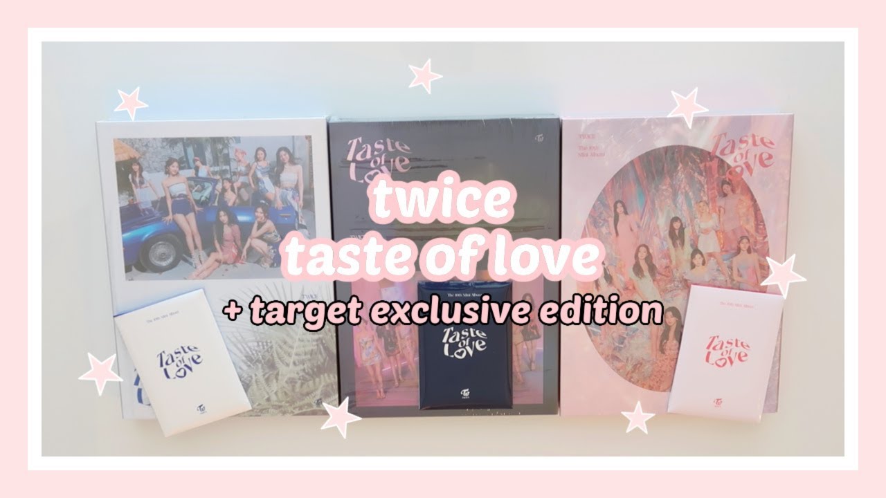 ✧ TWICE Taste of Love Unboxing + Target Exclusive Edition ✧