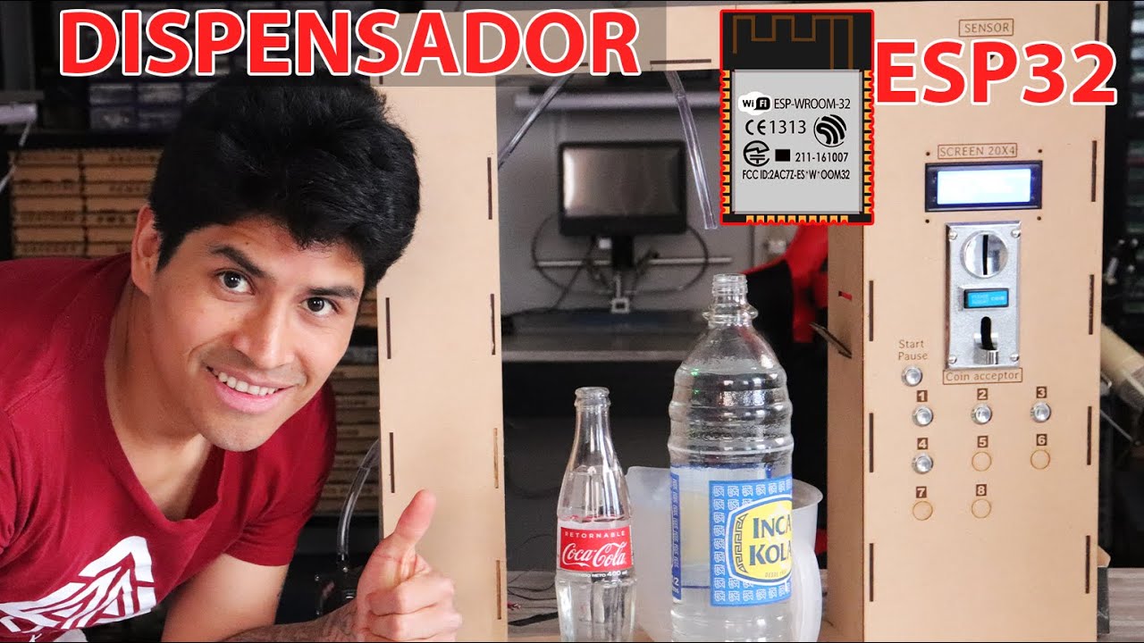 COMO hacer tu PROPIO DISPENSADOR de AGUA con ESP32