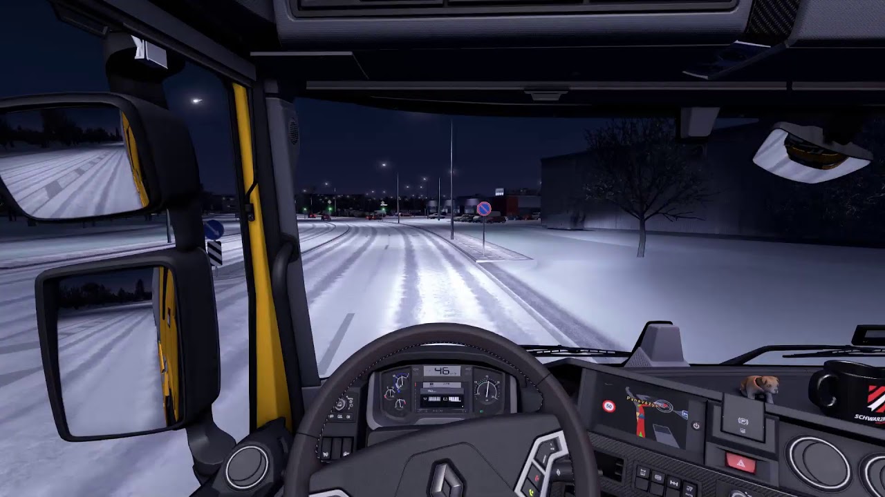Euro Truck Simulator 2 (1.36) - Winter is here! (HUN)