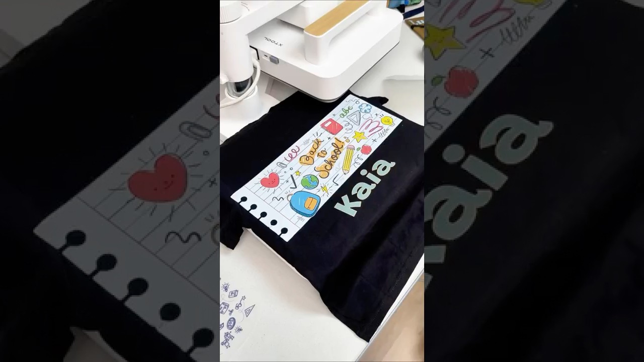 Back-to-School Custom Uniforms with xTool Apparel Printer 🎒✨