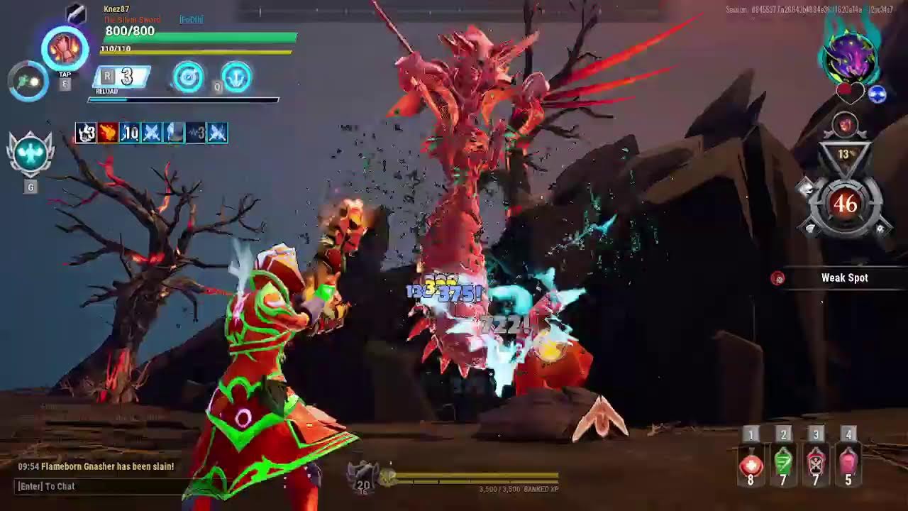 Dauntless Guns Build - 2969DPS and 5666 part damage