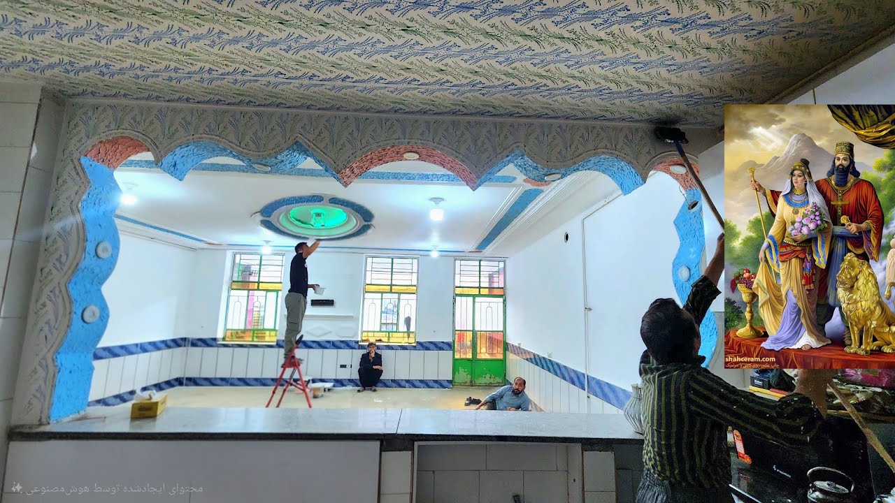 Great transformation with Zereshk house remodeling and painting🥰