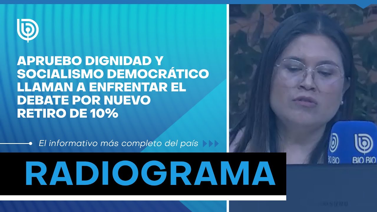 Apruebo Dignidad y Socialismo Democr&aacute;tico llaman a enfrentar el debate por nuevo retiro de 10%