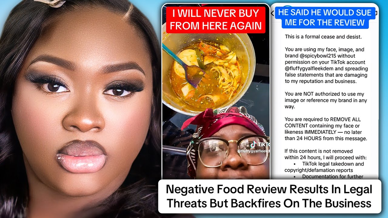 Negative Food Review Results In Legal Letter But Business Faces Huge Backlash