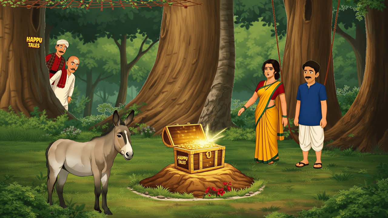 गरीब राजू के खेत में मिला खजाना || Found Mysterious Treasure box | हिंदी कहानी  Moral Stories