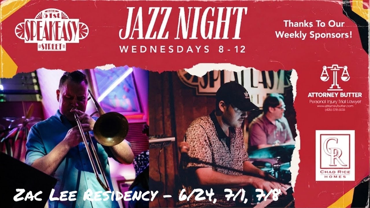 Jazz Night @ The Speakeasy | Zac Lee w Kendrik McKinney Trio | 2026 Residency Week 1