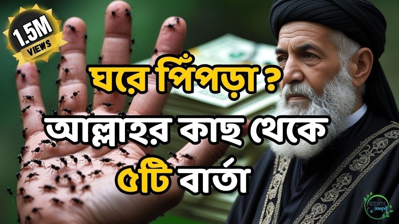 বাসায় পিঁপড়ে দেখা দেওয়া – আল্লাহর পক্ষ থেকে ৫টি রহস্যময় বার্তা #আলোর স্পর্শ