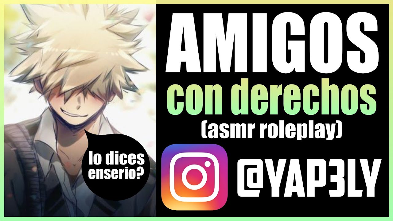 Amigos con derechos 😳 | ASMR Roleplay | ASMR Boku no hero | Bakugou ASMR