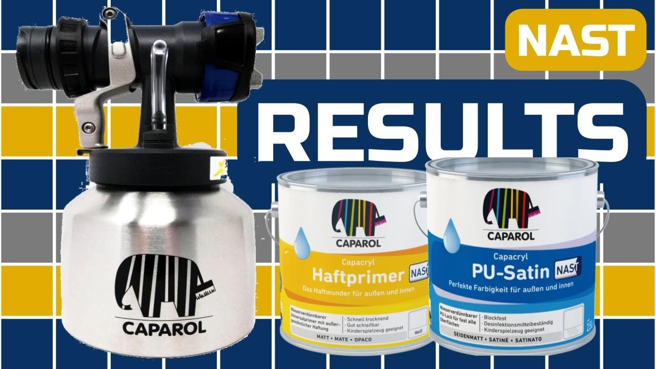Caparol NAST Haftprimer and PU-Satin - Results