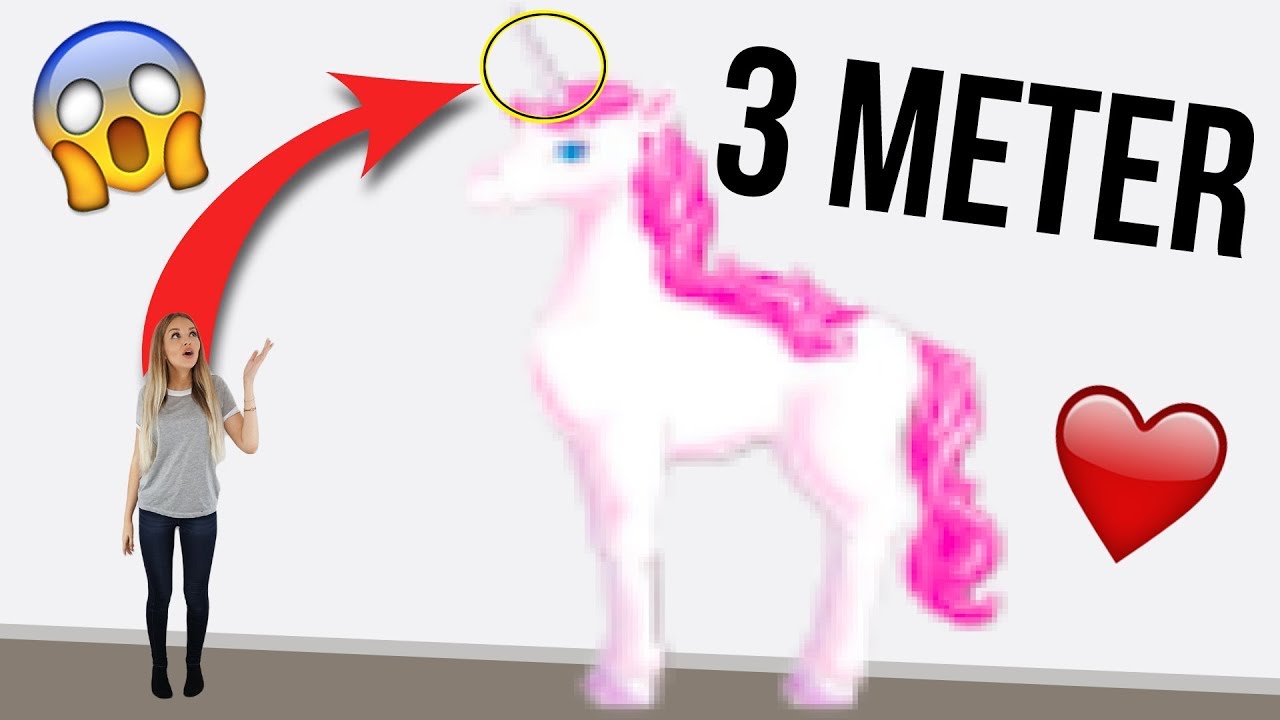 Mein FREUND schenkt mir ein EINHORN ( 3 METER ) !! 😱