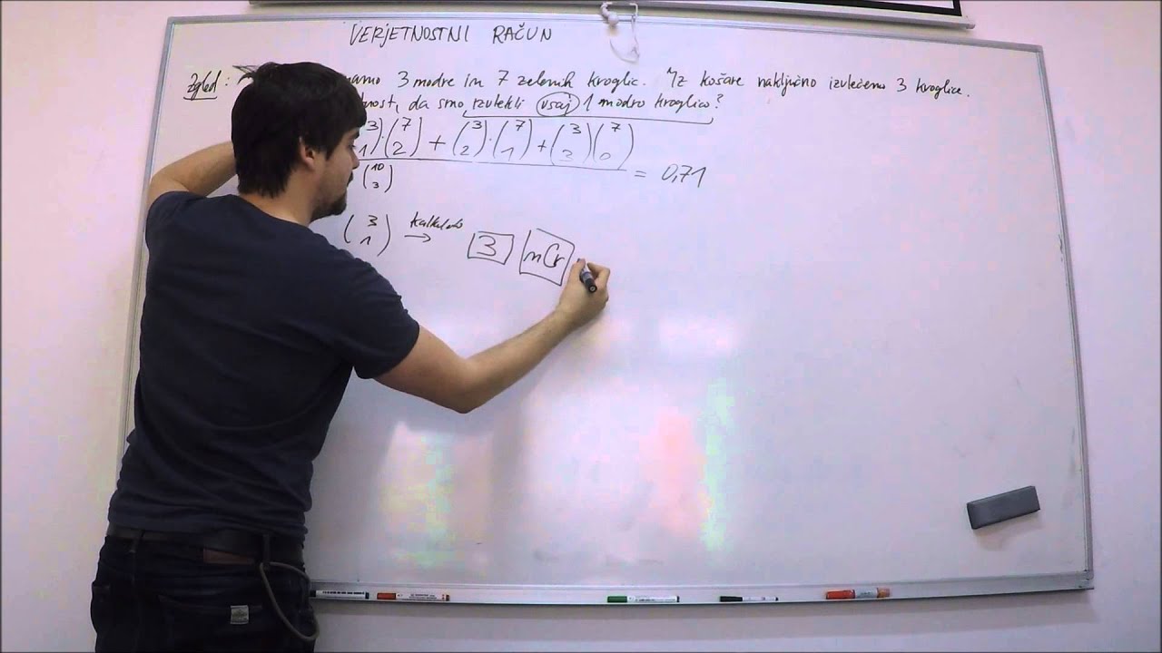 Verjetnostni račun | Inštrukcije matematike