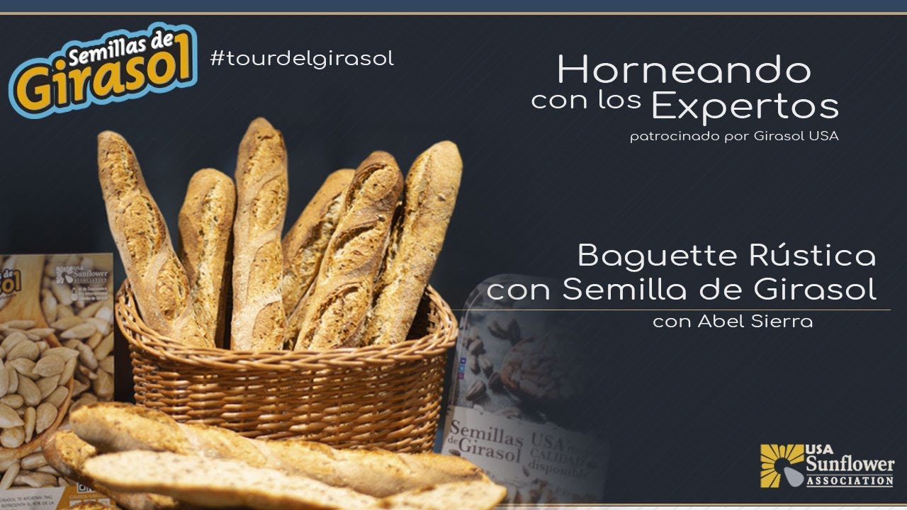 Baguette Rústica con Semillas de Girasol USA