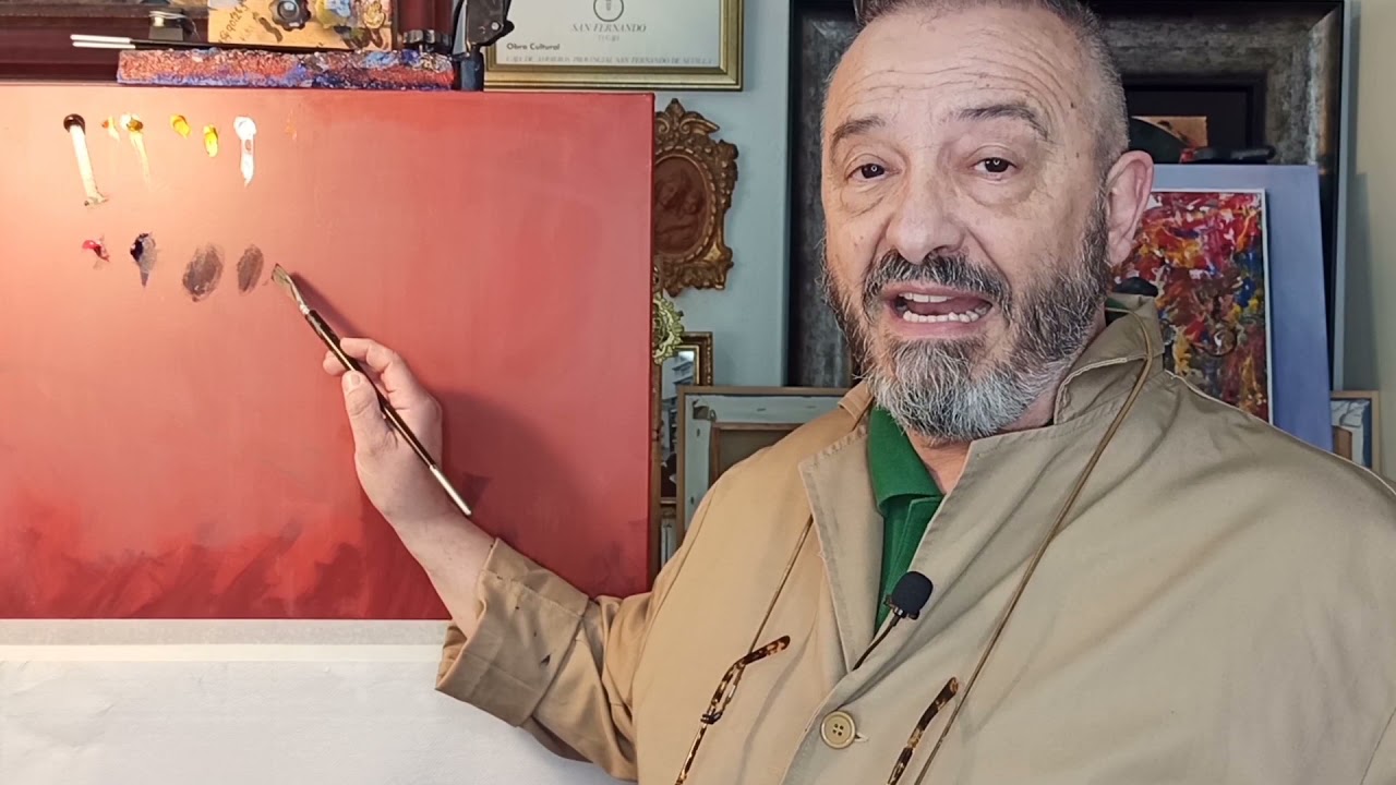 42 EL COLOR ORO AL ÓLEO, SUS SECRETOS Y EL COLOR SOMBRA TOSTADA POR LUIS RIZO PINTOR