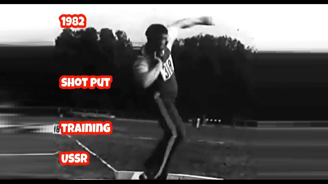1982 shot put training USSR.