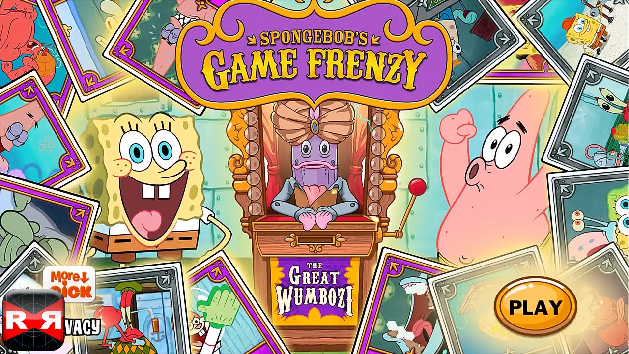 SpongeBob's Game Frenzy (By Nickelodeon) - iOS / Android - Gameplay Video