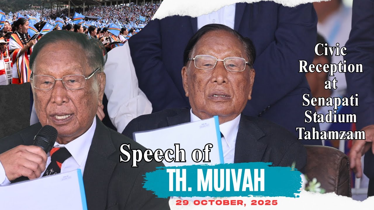 Speech of Th Muivah | Civic Reception at Senapati Stadium Tahamzam | IMS Live
