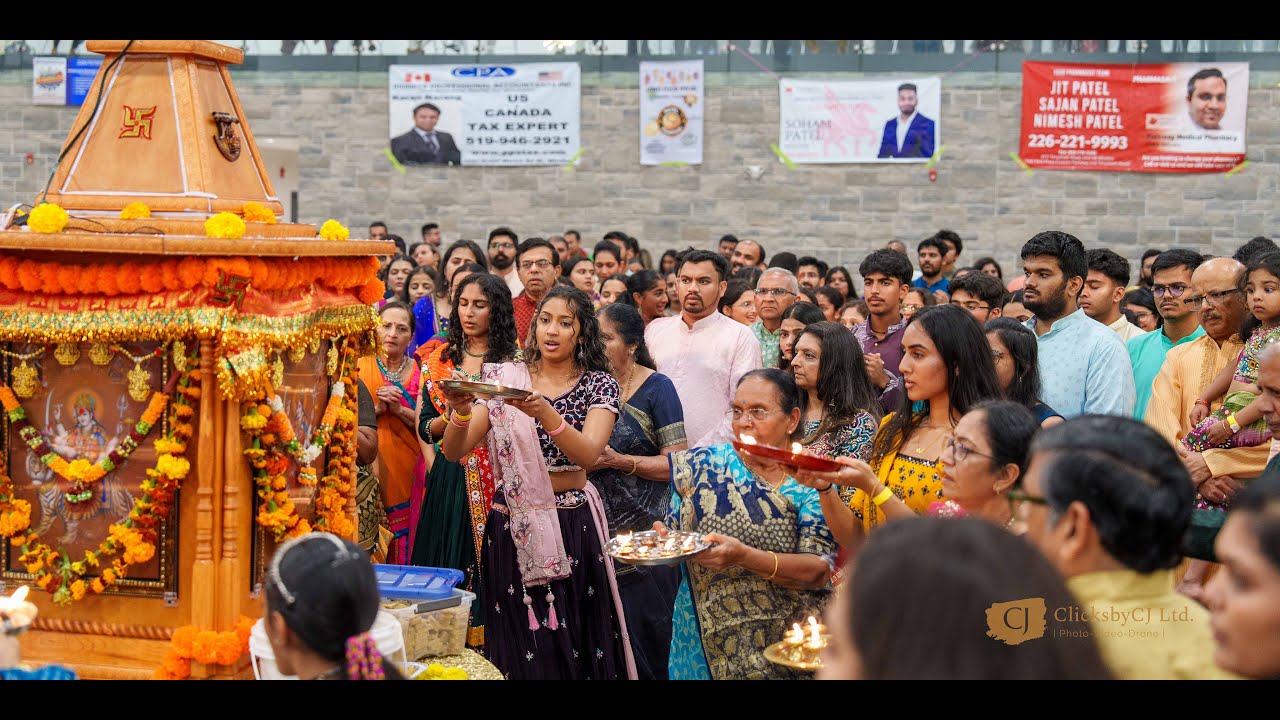 Navratri Celebrations - 2025 by Gujarati Samaj of Windsor with Rushi Purohit by Hum Lalitkala Music