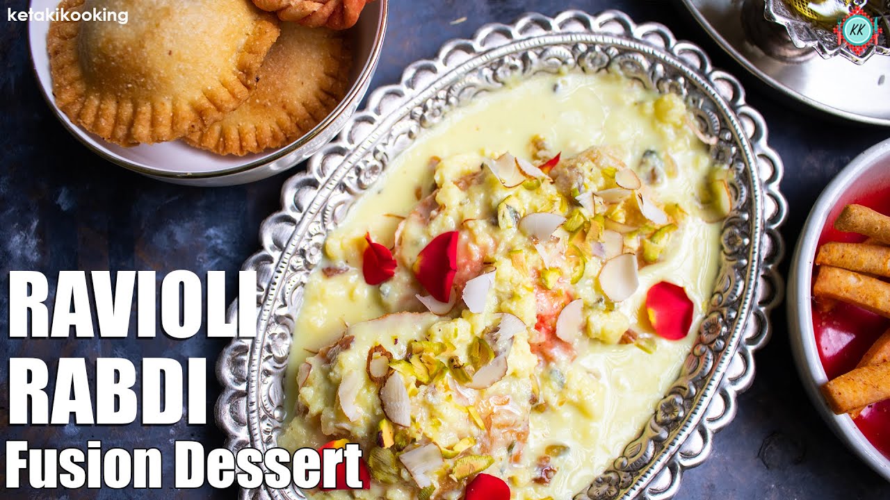 Gujiya Rabdi |  Rakhi Special 2021 | Gujiya Recipe | Ravioli Rabdi | गुजिया रबड़ी | RabriRecipe