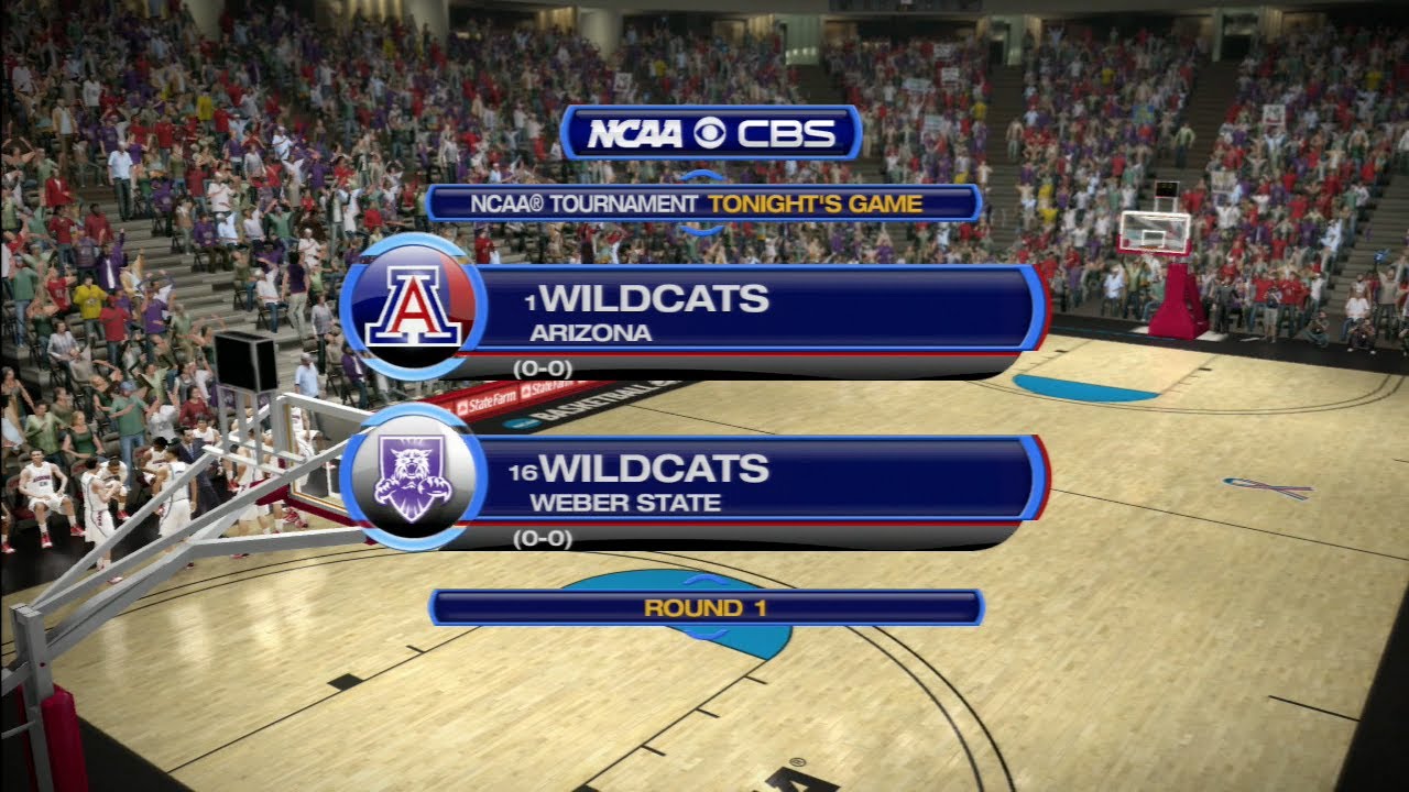 March Madness 2014: Arizona (1) vs Weber State (16) West Region Sim