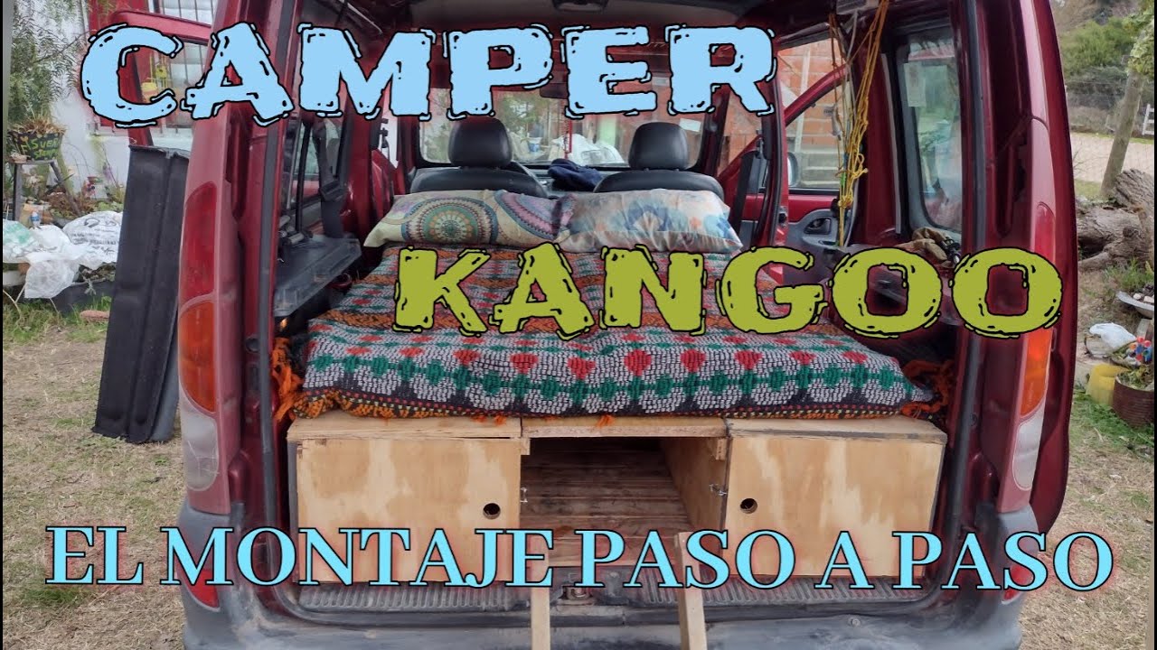 COMO CONSTRUIR UN CAMPER PASO A PASO EN UNA KANGOO, PATNER O BERLINGO,VAN TOUR RENAULT CAMPERVAN