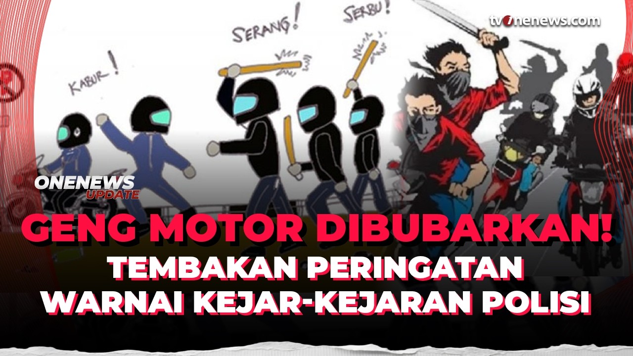Kocar-Kacir Dikejar Polisi, Geng Motor Makassar Berakhir dengan Tembakan ke Udara | OneNews Update