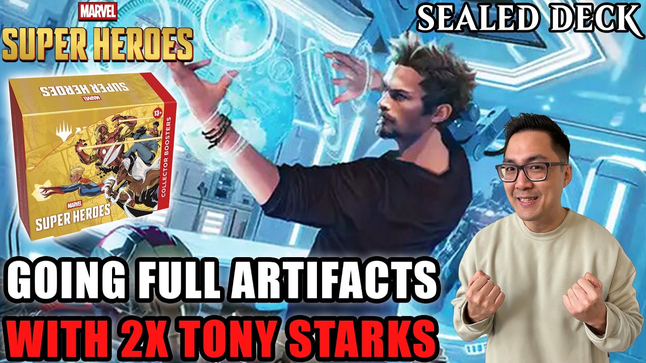 Going Full Artifacts With Double Tony Stark! | Arena Direct | Marvel Super Heroes Sealed Deck | MTGA