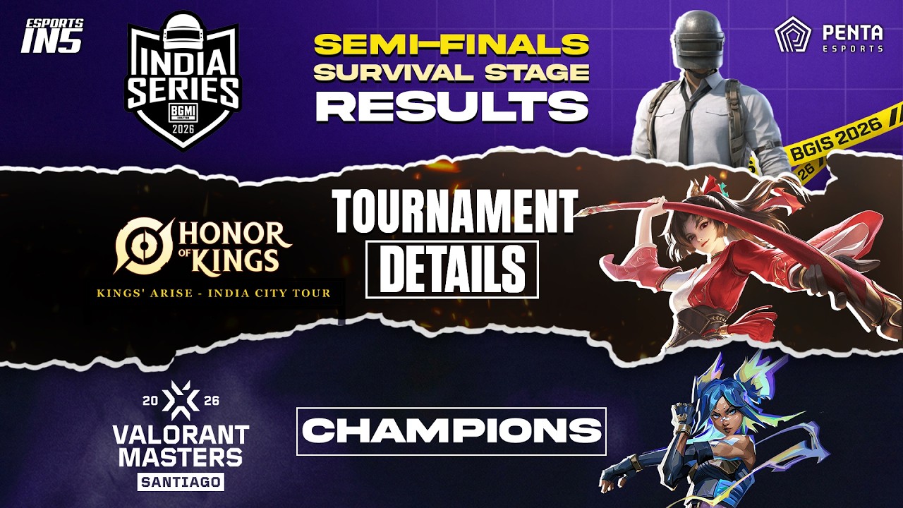 BGIS Semi-Finals & Survival Stage | Valorant Masters Santiago | VCSA 2026: Split 1 Updates | Ein5