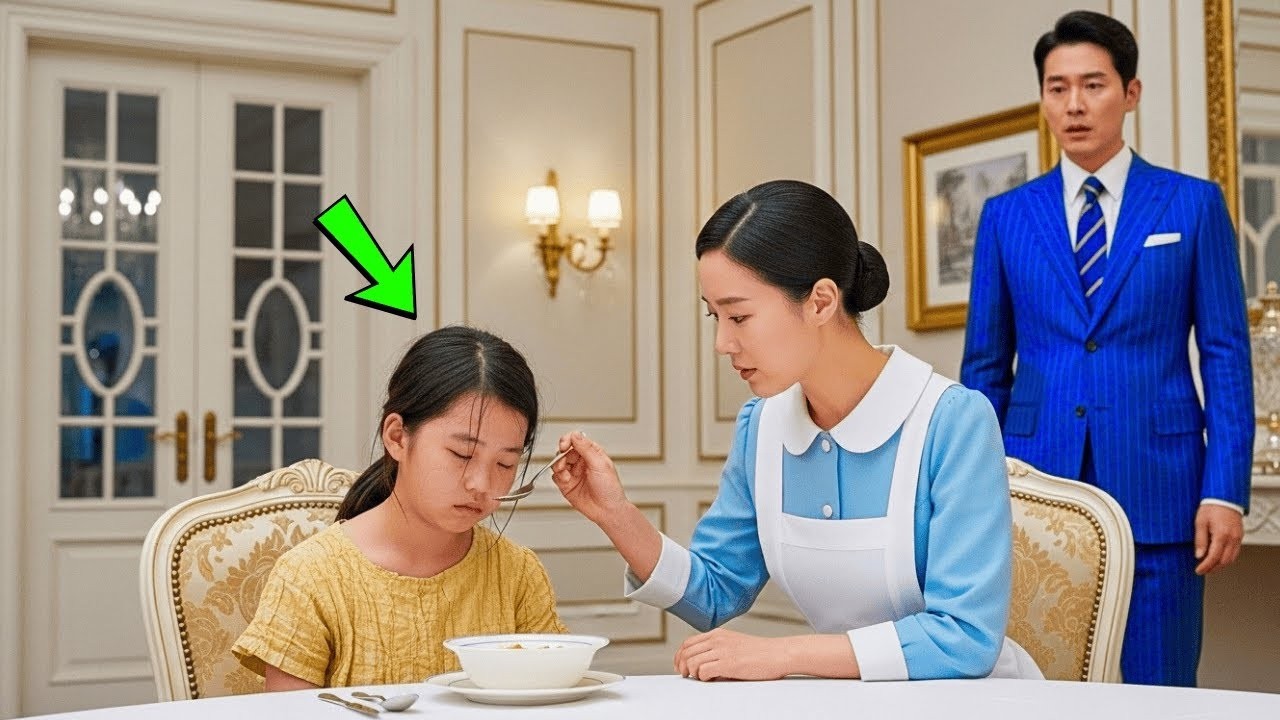 재벌은 딸이 14일째 아무것도 먹지 않아 패닉 상태에 빠져 있었다… 그런데 새 가정부가 도착하더니 믿기 힘든 일을 해냈다