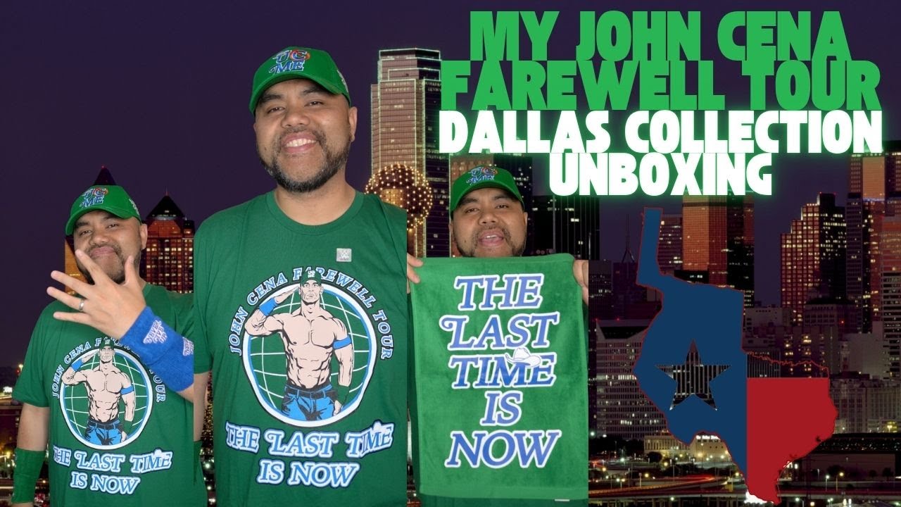 MY JOHN CENA FAREWELL TOUR DALLAS COLLECTION UNBOXING!