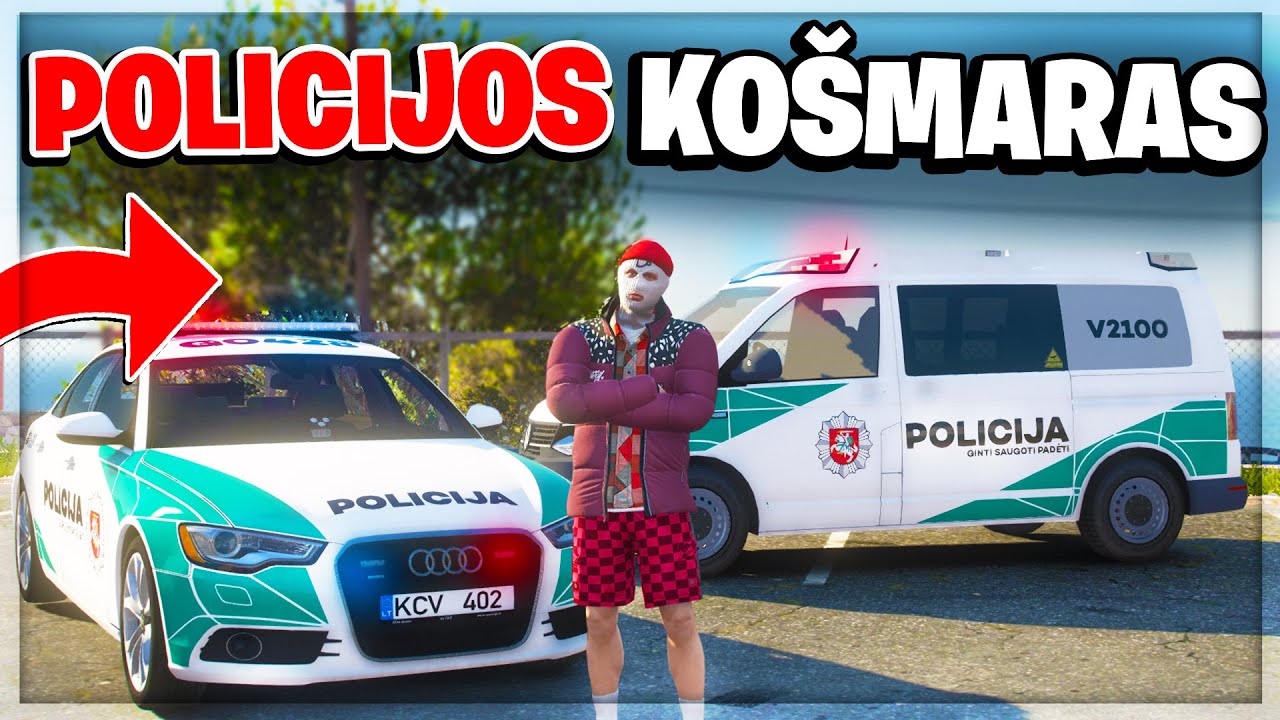 POLICIJOS KOŠMARAS?! ∣ GTA ROLEPLAY LIETUVIŠKAI