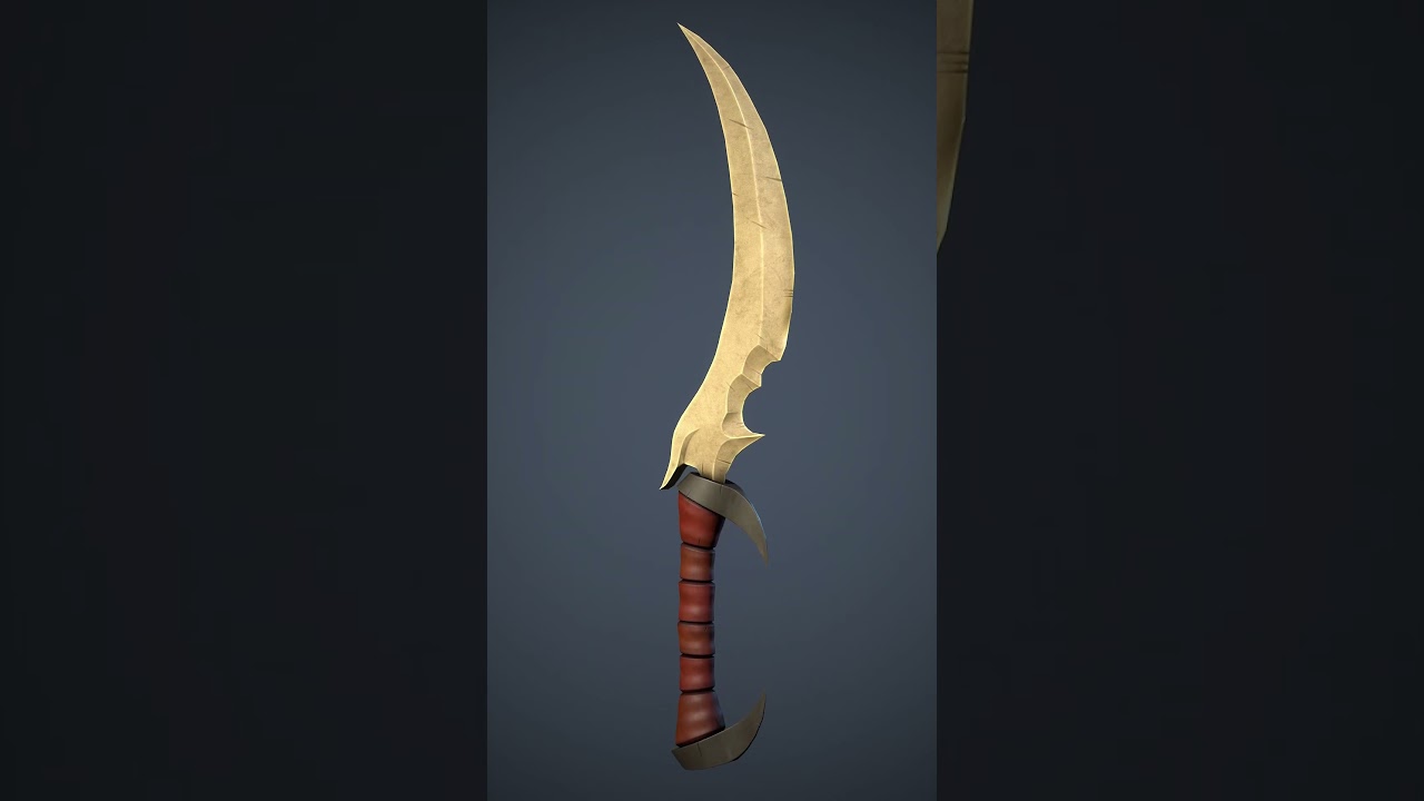 【3D Game assets】Stylized Dagger