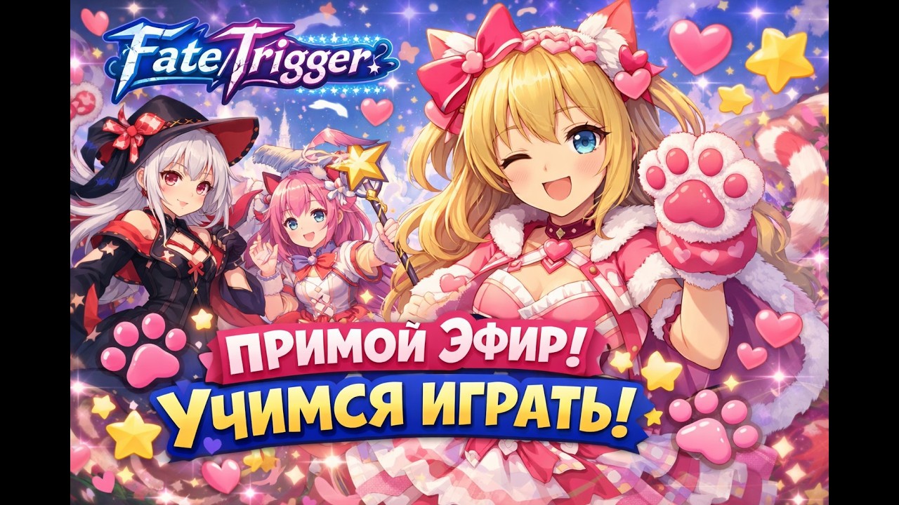 🐾День 1🐾 ❤ Fate Trigger ❤️Стрим #fatetrigger